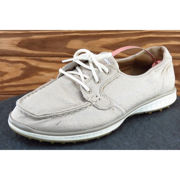 Skechers Gogamax Shoes - Skechers Gogamax Women‎ Size 7.5 M Beige Fashion Sneakers Fabric 14857